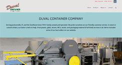 Desktop Screenshot of duvalcontainer.com